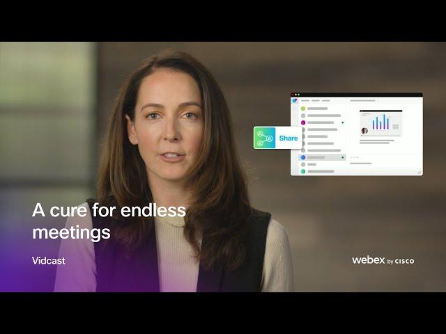 Send  video messages on your time  |  Vidcast by Webex