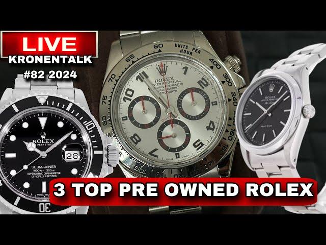 3 Top Pre Owned ROLEX Uhren! Graumarkt check