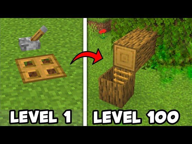 Minecraft Best Secret Bases (Level 1 to Level 100)