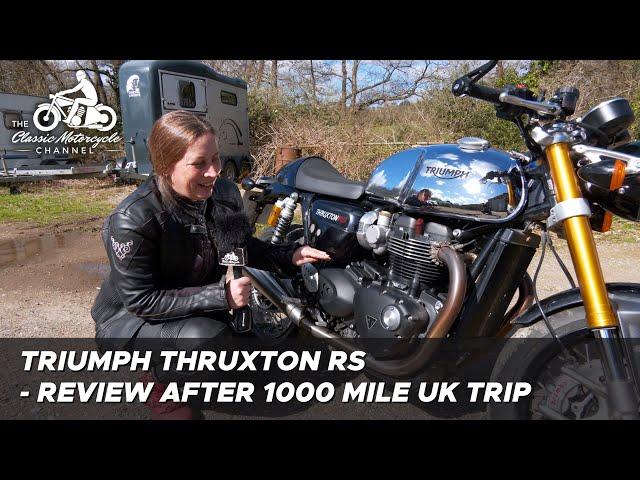 Triumph Thruxton RS - pros & cons review after long distance tour