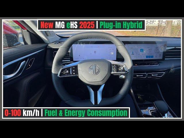 New MG eHS PHEV 2025 | Fuel Consumption & Acceleration Tests