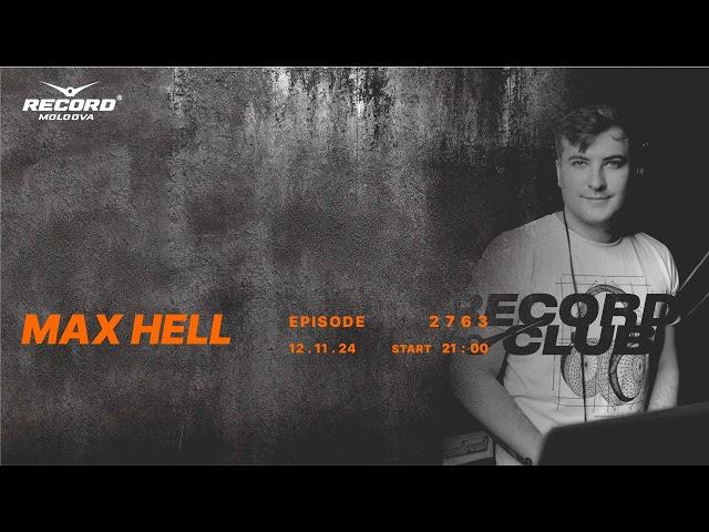 Afro House  mix |  DJ MAX HELL  | Radio RECORD Moldova | episode 2763| 2024-12-11