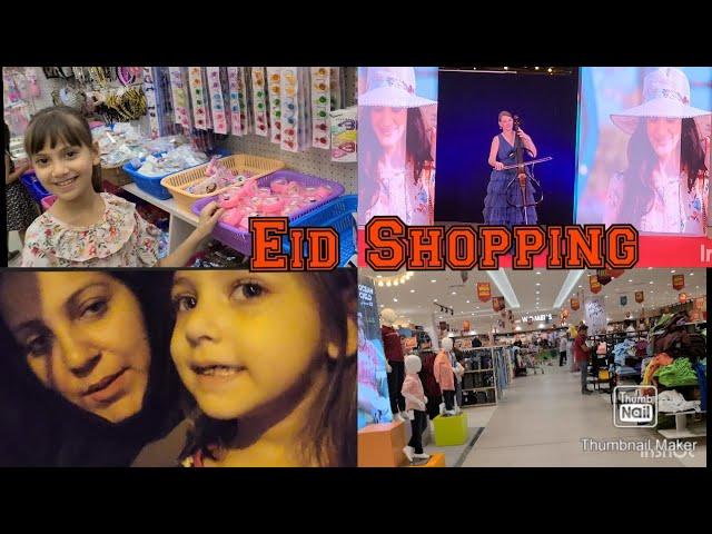 Kids Eid Shopping Complete// Best violin  performance at Dana Mall // video by Nadia food flavours