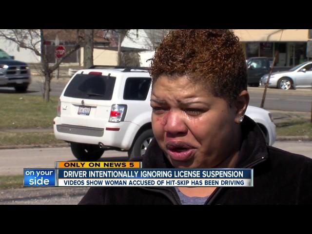 Driver charged with vehicular homicide with a suspended license posts pictures of herself driving