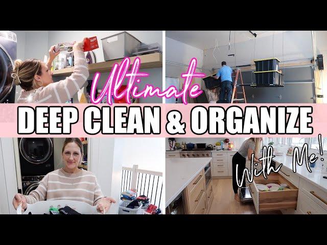 NEW! DEEP CLEAN & ORGANIZE WITH ME | EXTREME CLEANING MOTIVATION | Before & After! HOURS OF CLEANING