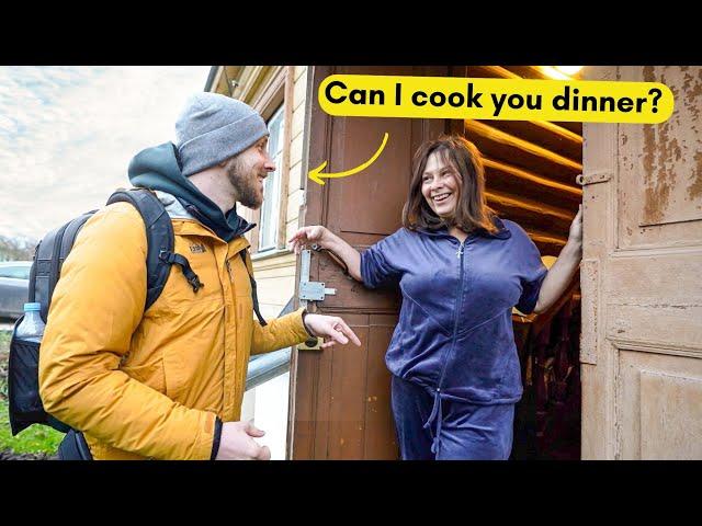 Asking Strangers in Russia to Cook Them Dinner in THEIR Home