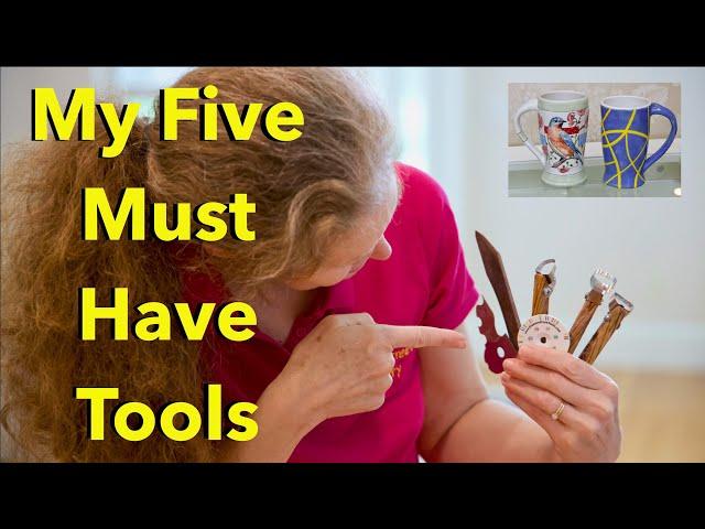 5 MUST HAVE Tools for Pottery!