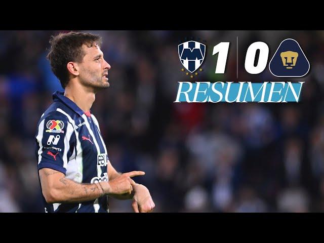 MONTERREY 1-0 PUMAS 4tos de final Ida | CANALES da triunfo sobre la hora