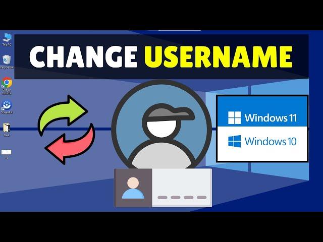 How to Change Username In Laptop and PC | Windows 10 and Windows 11 | Change Account Name Fast