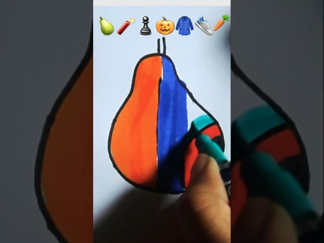 ️Mix emoji Drawing|Satisfying Creative Art#viral#shortfeed#reel#short#drawing#emoji#mixart#yt