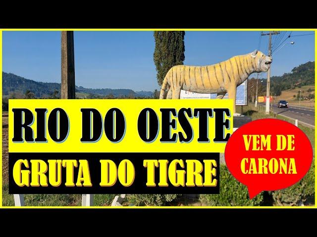 GRUTA DO TIGRE - PONTO TURISTICO DA CIDADE DE RIO DO OESTE - SANTA CATARINA