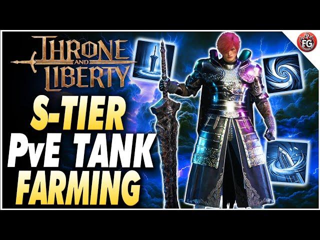 NEW BEST Tank Farming Build Guide Throne and Liberty | PvE Sword And Shield Build