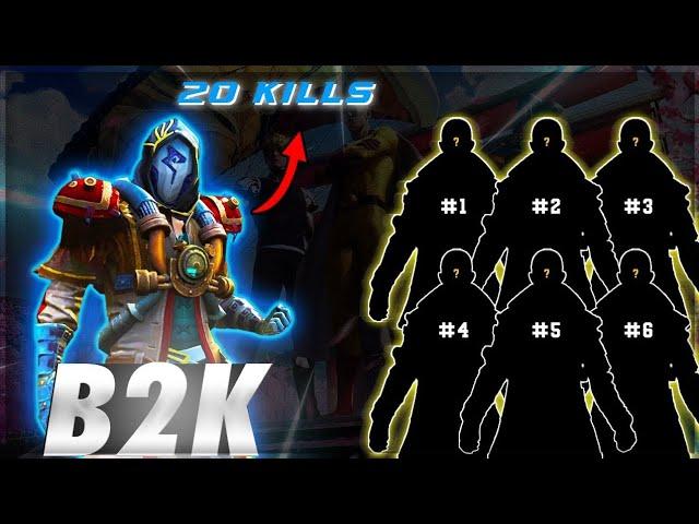 B2K VS 6 PRO PLAYERS / MORE THAN 20 KILLS - BORN2KILL ONE TAP DEAGLE SHOTS