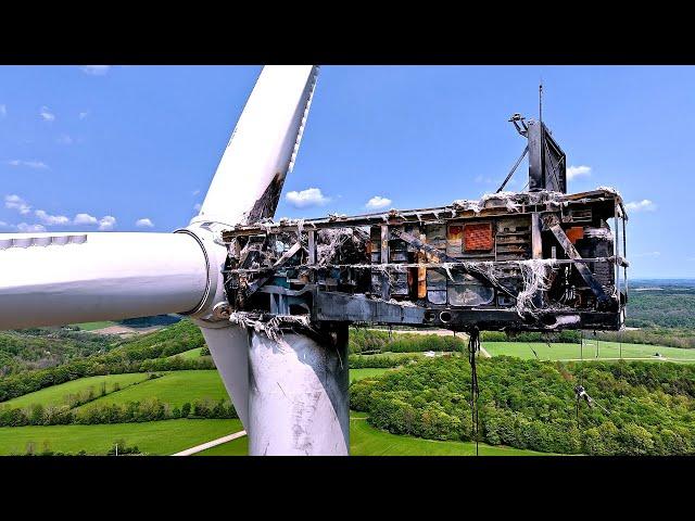 DEMOLITION | Damaged Wind Turbine