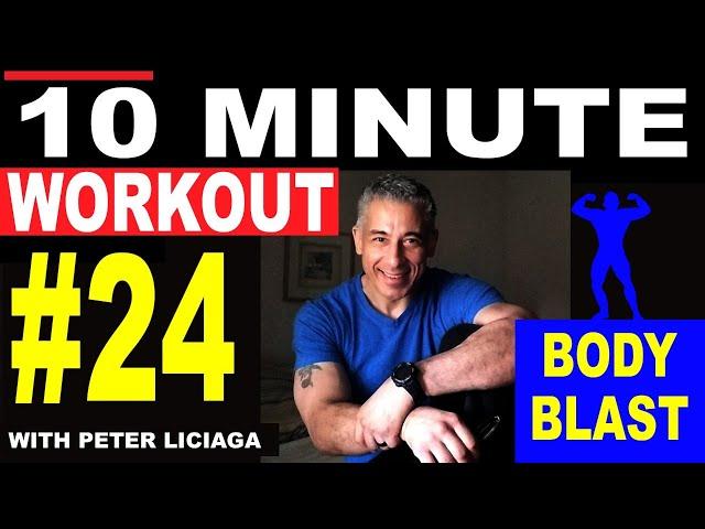 10 Minute Stay At Home Workout #24 with Peter Liciaga