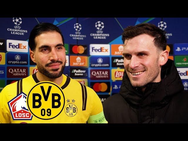 ‘We deserve to be in the quarter-finals!’ | Can & Groß after OSC Lille - BVB 1:2