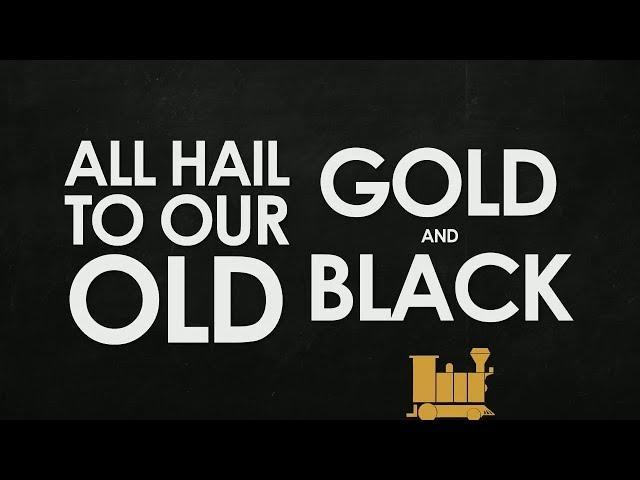 Purdue University Fight Song (Hail Purdue) Typography