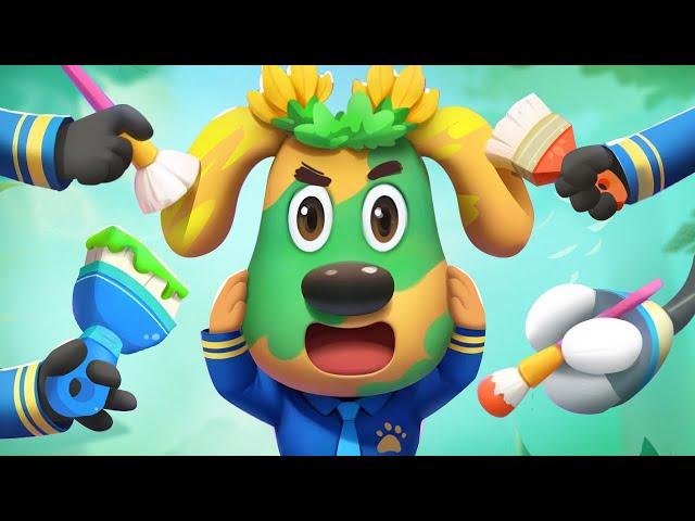 Sheriff's Disguise Lesson | Police Cartoon | Educational | Kids Cartoon | Sheriff Labrador | BabyBus