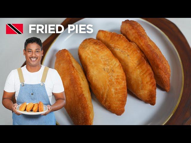 Fry Pies 4 Ways: Sardine, Walnut, Pepper Roti, Channa & Cheese Recipe by Chef Shaun  Foodie Nation