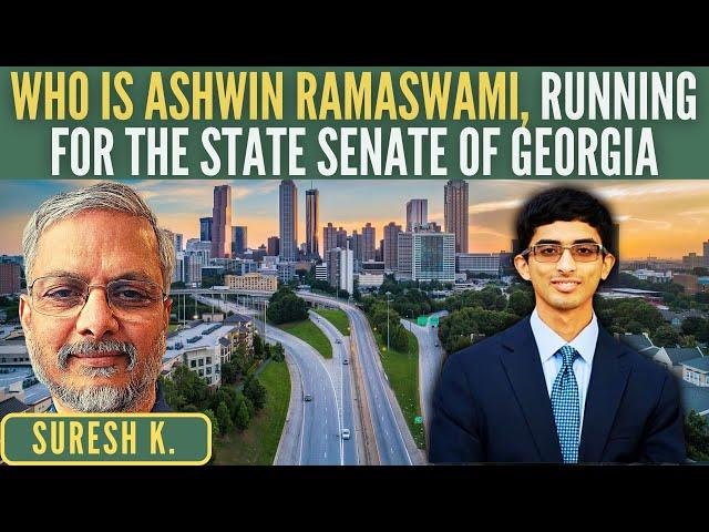 Who is Ashwin Ramaswami, Running for The State Senate of Georgia? I Suresh Krishnamoorthy