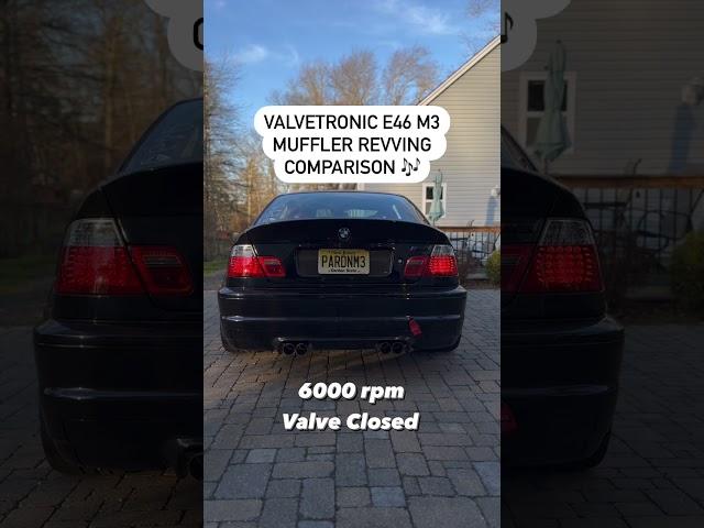 E46 M3 Valved Exhaust Demonstration with VALVETRONIC DESIGNS Exhaust Section 3 System #e46 #m3 #bmw