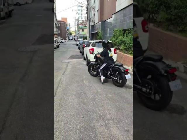 큰딸집 간식배달~   #레블500 #바이크타는여자 #진플로어