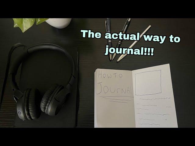 How to journal for self growth