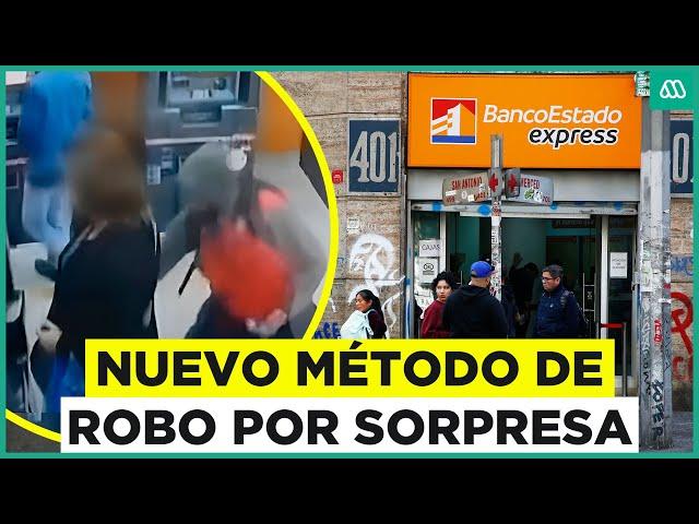 Nuevo método de robo por sorpresa en cajeros