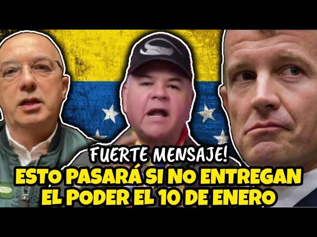 ULTIMÁTUM A MADURO!! ESTO PASARÁ SI NO ENTREGAN EL PODER EL 10 DE ENERO...