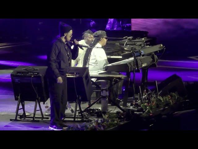 "I Like It" El DeBarge CRASHES Stevie Wonder's charity event in Los Angeles 2024-12-14