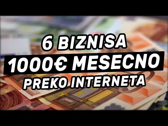 6 Biznis Ideja za Zaradu Preko Interneta u 2024 (BEZ ULAGANJA)