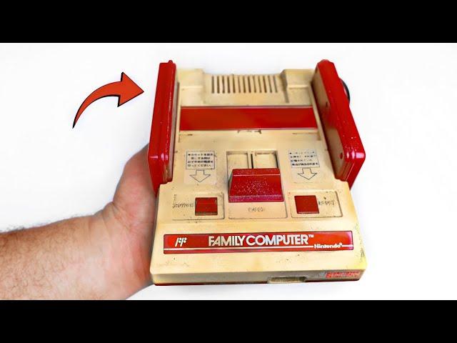 Restoration Retro Nintendo FAMILY Japanese NES 1983 - Yellowed Plastic Retrobright - ASMR