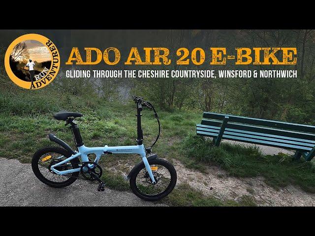 Gliding through the Cheshire countryside on an ADO Air 20 e-bike