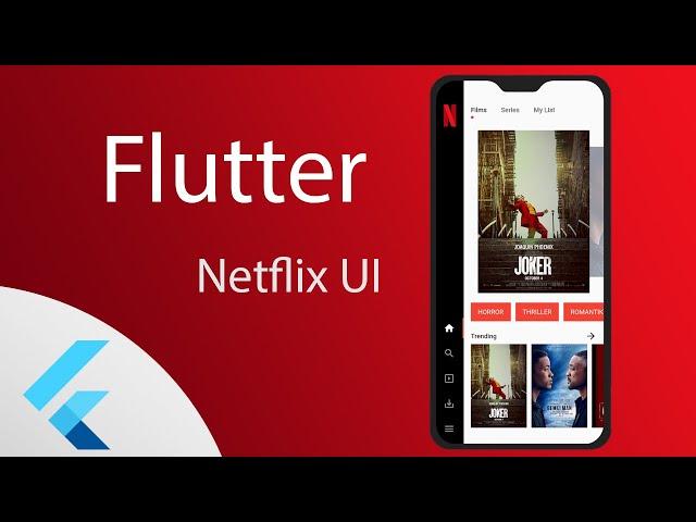 Flutter - Netflix Redesign UI Concept - Speed Coding