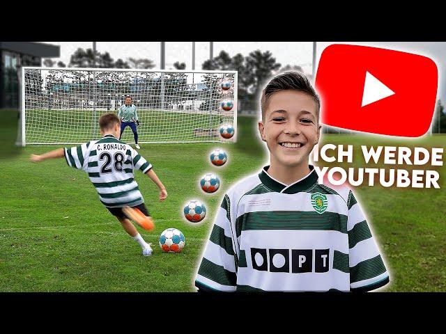 Mein erstes Fußball YouTube Video (mit @GoalKEEPERz)