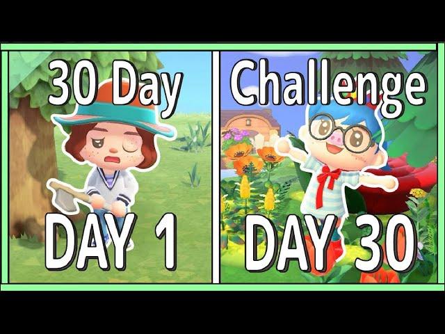 I Designed an Island in 30 Days for my Autofill Villagers (FULL SERIES) - ACNH