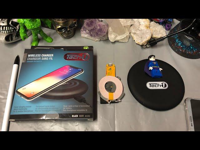 Tech1 Wireless Charger Teardown. $4 Wireless Smart Phone Charger From Dollar Store Dollarama