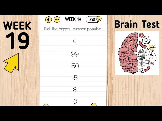 Brain Test Day 19 Pick The Biggest Number Possible.