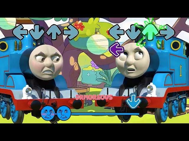 FNF NEW 3D Angry Thomas VS 3D Thomas (Can Can)