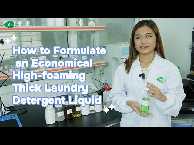 Formulating Economical High-Foaming Handwashing Liquid Laundry Detergent | Yeser Chemicals