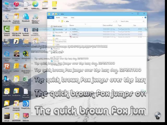 How to install free fonts in Windows 10