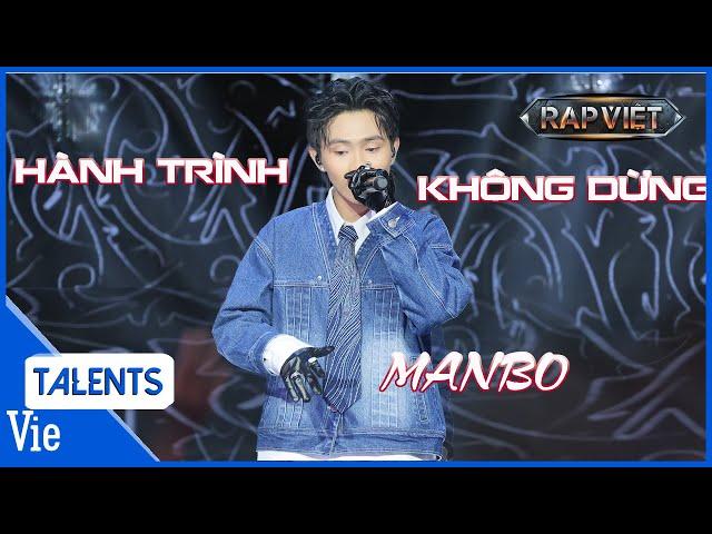 MANBO come back mạnh mẽ với HÀNH TRÌNH KHÔNG DỪNG trở thành first choice Karik | Rap Việt Live Stage