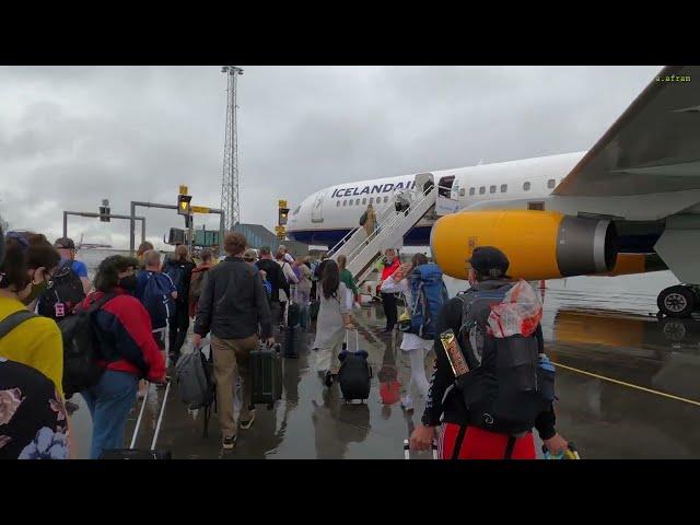 [4K] Keflavik International Airport KEF Reykjavik Iceland