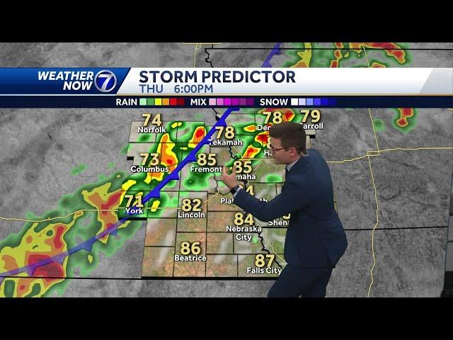 Storms likely Thursday evening, some severe potential