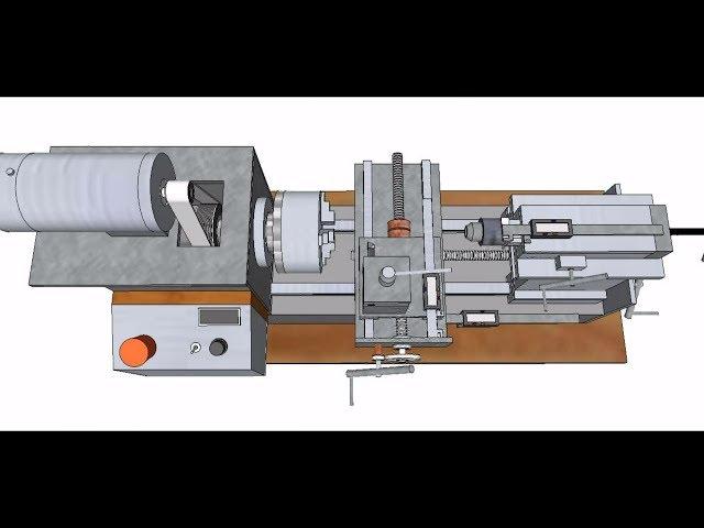 Building a lathe from industrial scrap