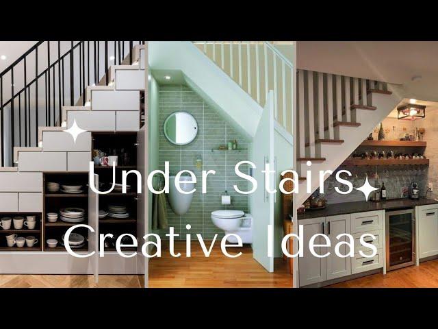 Creative Under Stairs Concepts to Elevate Your Home/Inspiring Under Stairs Ideas for Your Space.