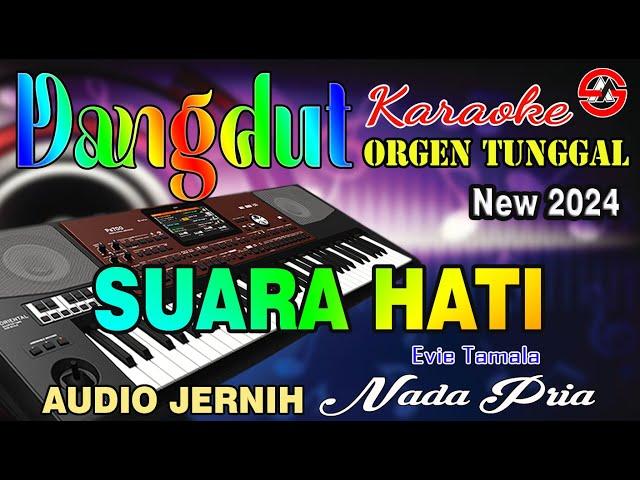 Suara Hati - Karaoke Dangdut Orgen Tunggal (Nada Pria) Evie Tamala