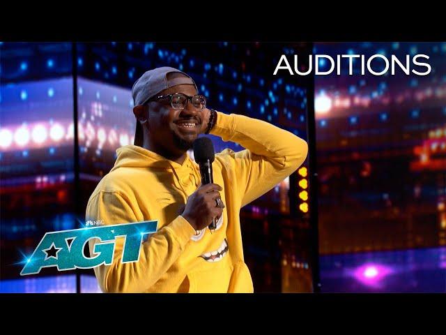 Simon Can't Stop Laughing! Jordan Conley Delivers a Hilarious Audition | AGT 2022