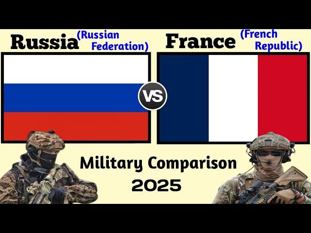 Russia vs France Military Power Comparison 2025 | France vs Russia military power 2025