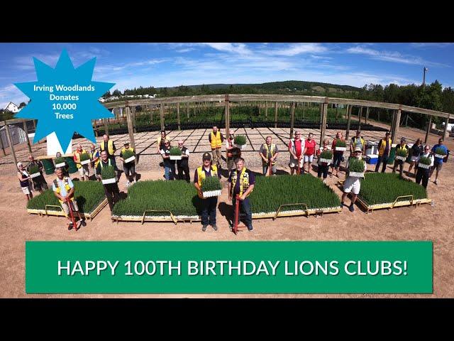 Irving Woodlands Helps Lions Clubs Celebrate Centennial By Donating 10,000 Trees